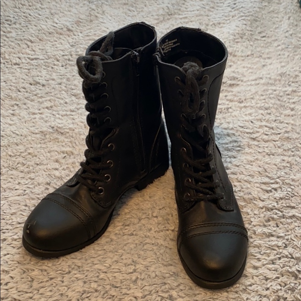 Black Combat Boots